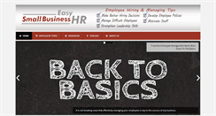 Desktop Screenshot of easysmallbusinesshr.com
