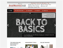 Tablet Screenshot of easysmallbusinesshr.com